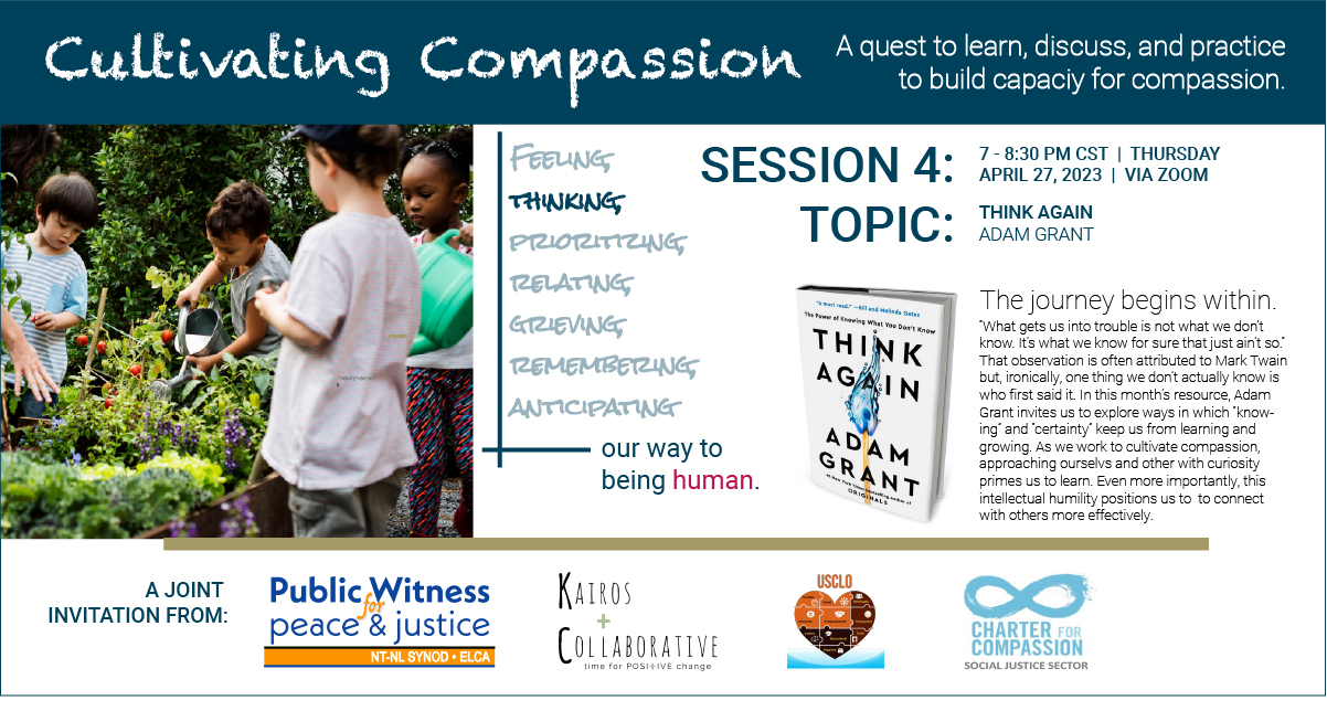 Read more about the article Cultivating Compassion Session 4: Think Again